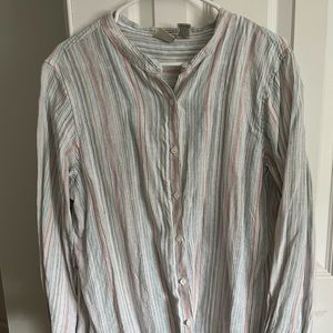 Vintage L.L. Bean Linen Button Up